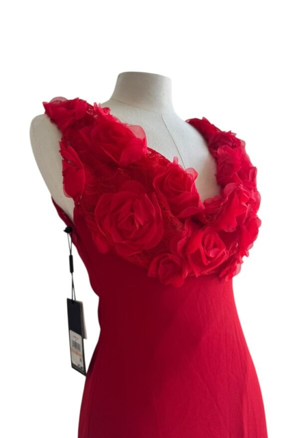 KARL LAGERFELD - RED FLORAL DREESS - Image 7